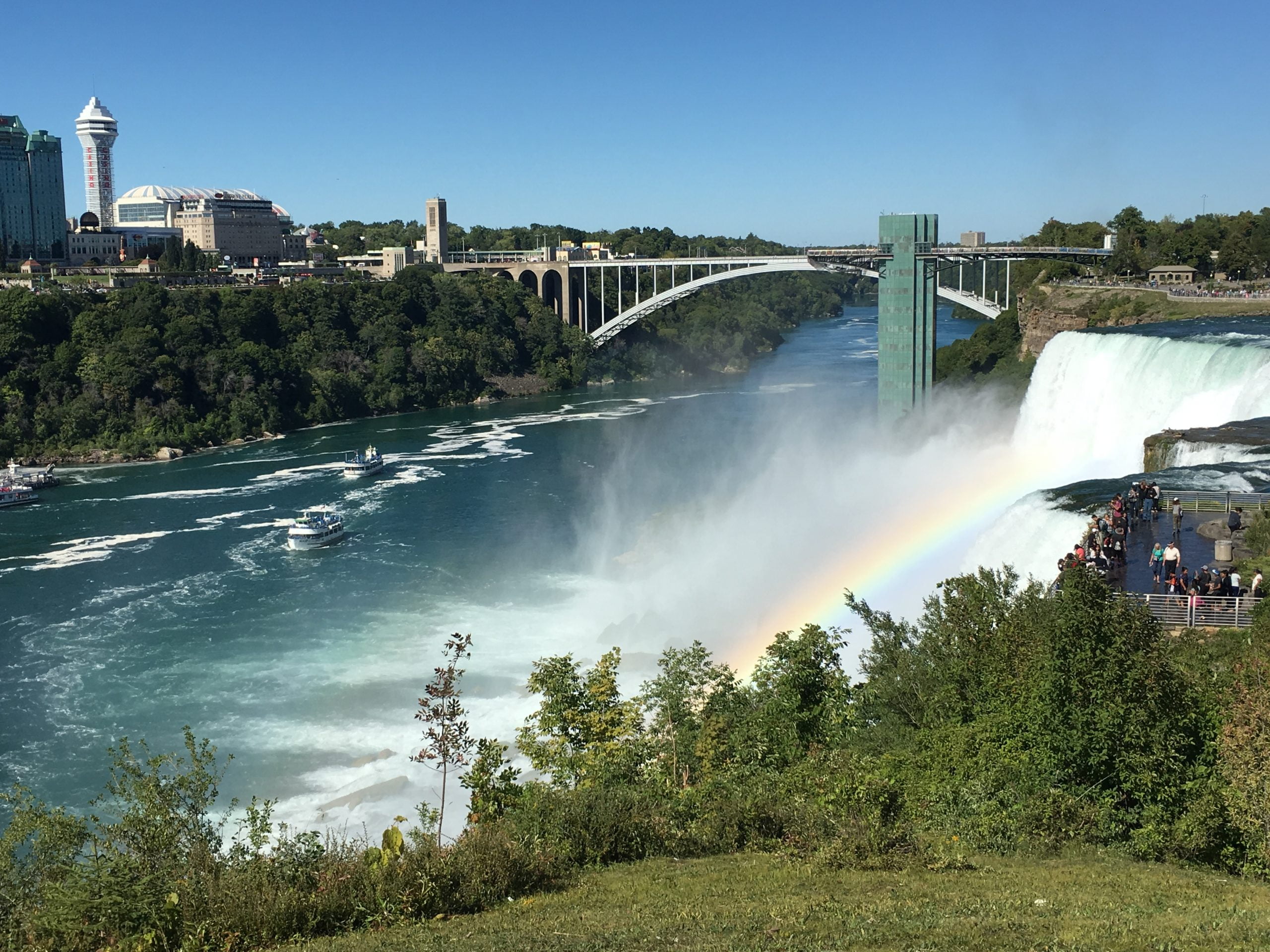 waterfall rainbow front page